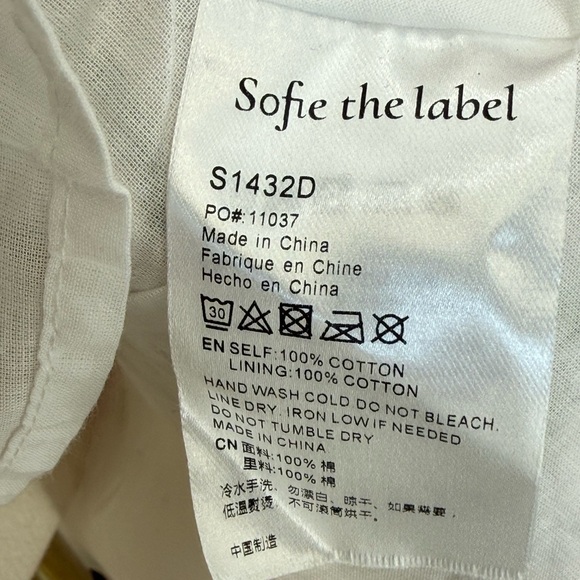 Sofía The Label Floral Cut-Out Maxi Cream Pastel Print Deep V Boho Summer Dress - Picture 15 of 16